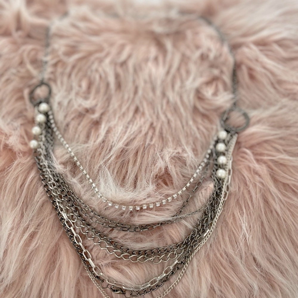 Express multi layered necklace
